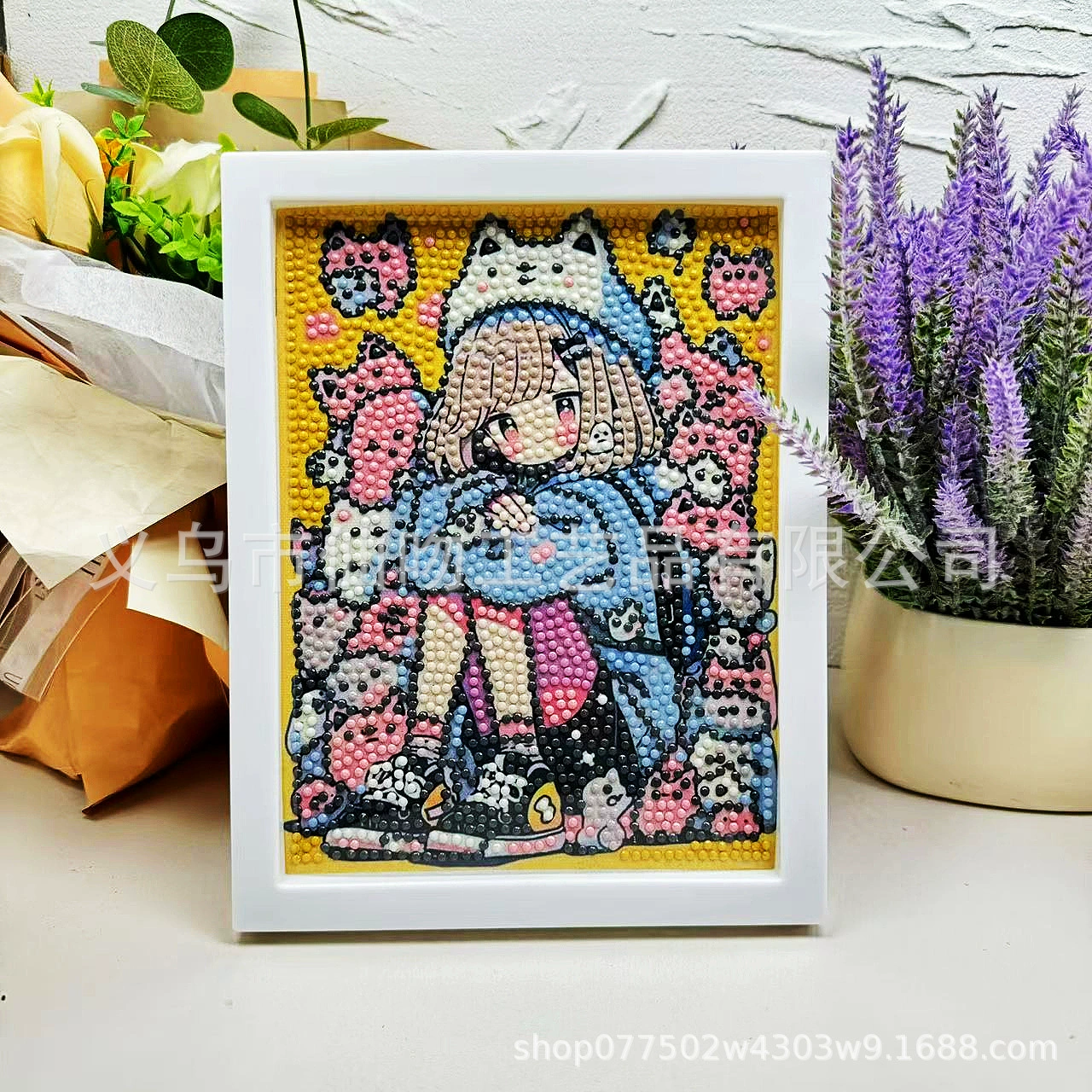 Набор для алмазной живописи Sanrio Kuromi, 17×22 см пластиковая рамка, набор для творчества DIY для детей