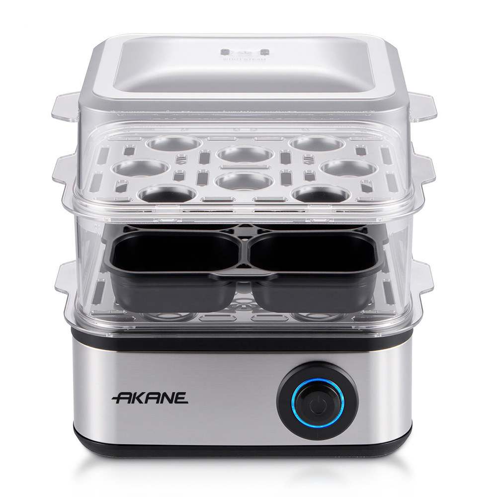 AKANE - Cucina automatica standard europea per uso domestico, multifunzione con doppio strato per la cottura a vapore e la preparazione di uova alla coque._voghion.com