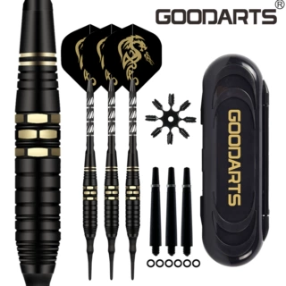 GOODARTS 六芒星18g电子飞镖软式飞镖针配盒厂家直销亚马逊热卖