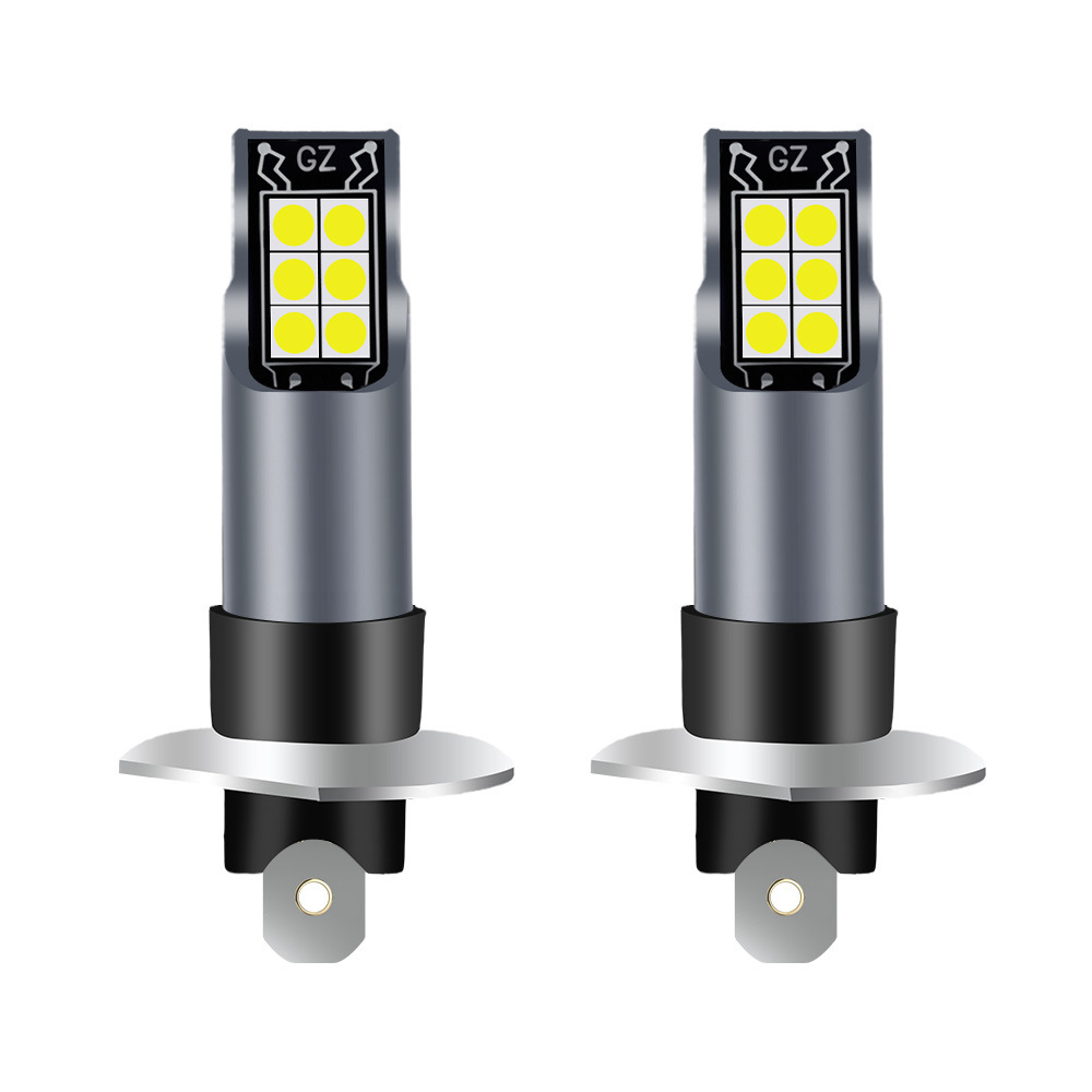 2026 Cross-Border New Product Car Led Fog Light Headlight H11 H7 9005 9006 12Smd Led Bulb