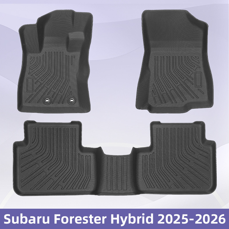 Para Subaru Forester híbrido 2025 - 2026 3D todo el tiempo TPE almohadilla de pie cojín de colateral