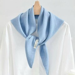 100% オーストラリアのウールニット三角スカーフのショール