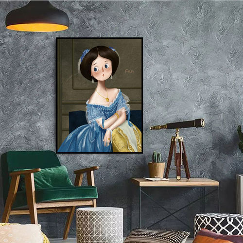 Small Art Decorative Painting for Nordic-style Guesthouse Hotel Living Room Background Wall Art Modern Minimalist Entrance Hall Corridor Hanging Picture