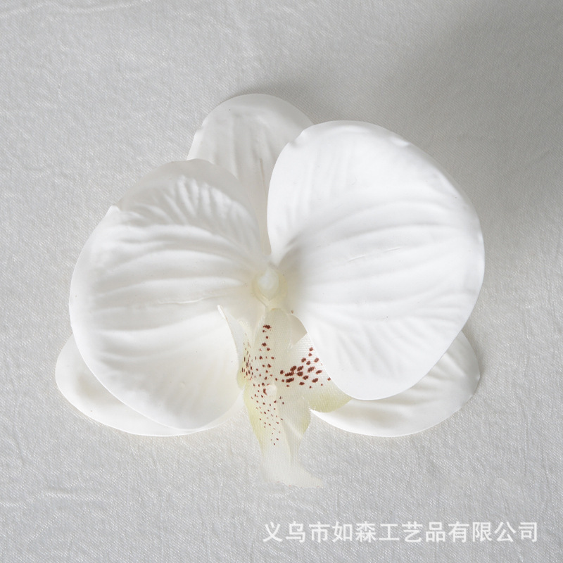 シミュレーションフィルム胡蝶蘭花頭花弁シミュレーション花アクセサリーヘアピンdiy手作りウェディングドレス装飾|undefined
