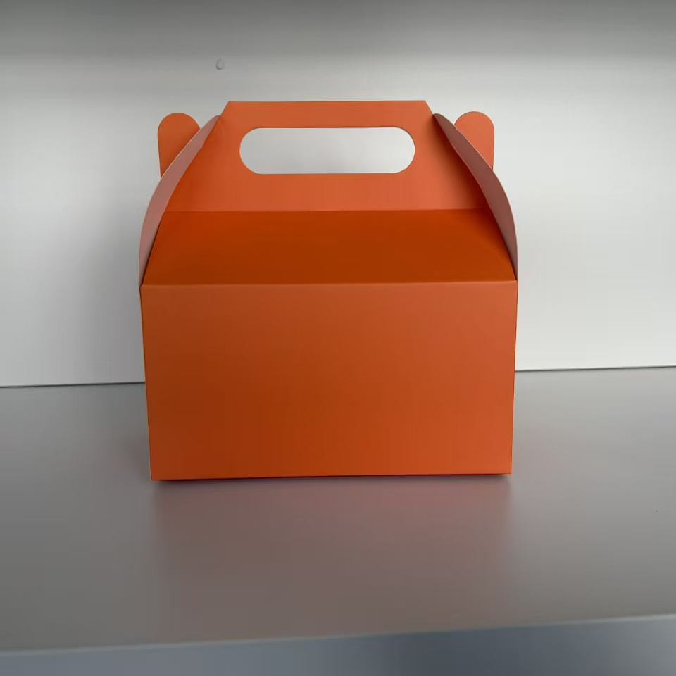 Explosiva transfronteriza al por mayor caja de dulces de cuerno multicolor caja de papel de embalaje de dulces de fiesta de vacaciones caja de embalaje portátil lisa