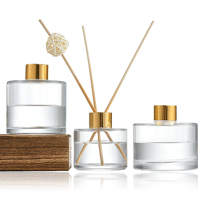 Botella cilíndrica de perfume sin fuego botella de perfume de expansión de perfumes de caña botella de perfume de difusión botella de aceite esencial perfumes de expansión de perfumes para el hogar
