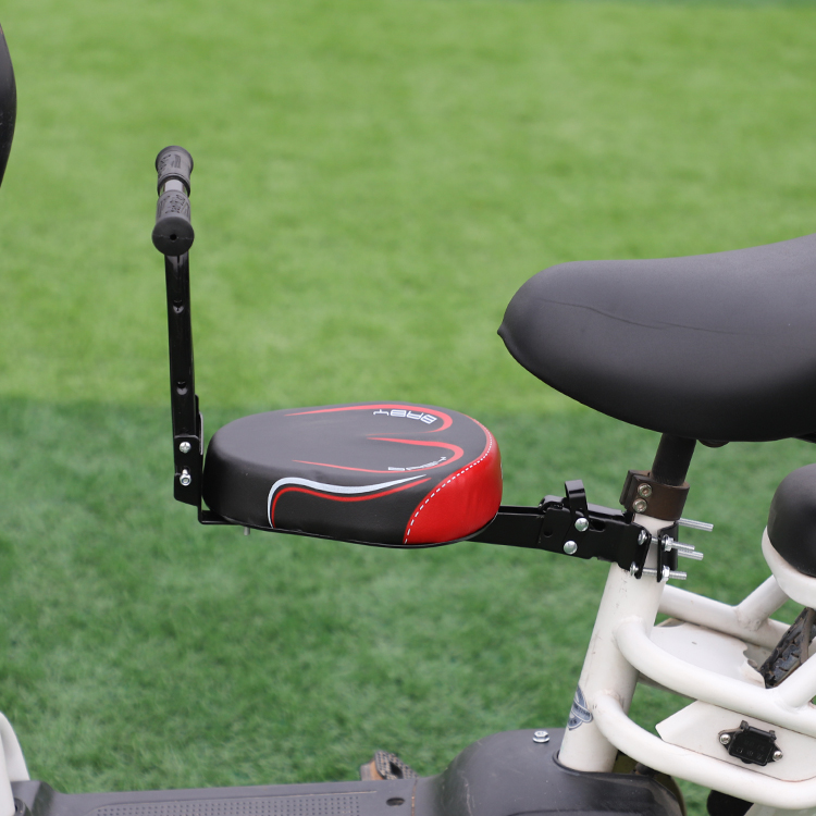 Suitable for Electric Vehicles, Bicycles, Scooters, Children's Front-Mounted Seats, Foldable Electric Bike Child Seats