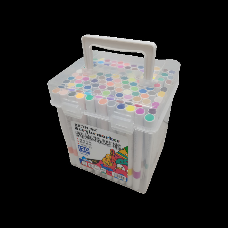 Marcador de acrílico de 120 colores
