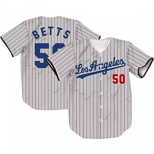 Hot Selling Baseball Jersey Breathable Mesh 3D Digital Printing Jacket Short Sleeve Baseball Short Sleeve