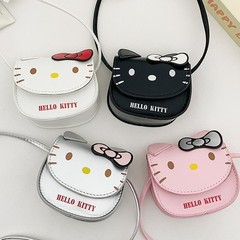 手にins潮ファッション小方包2025新型かわいい少女シングルバッグ高級感猫斜めバッグを持っている