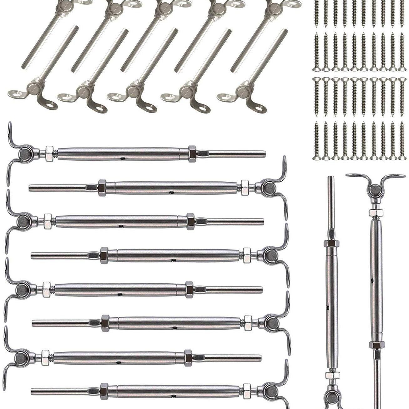 叉式花兰直杆接线器/不锈钢叉式接线器/钢丝绳拉具/护栏拉线配件