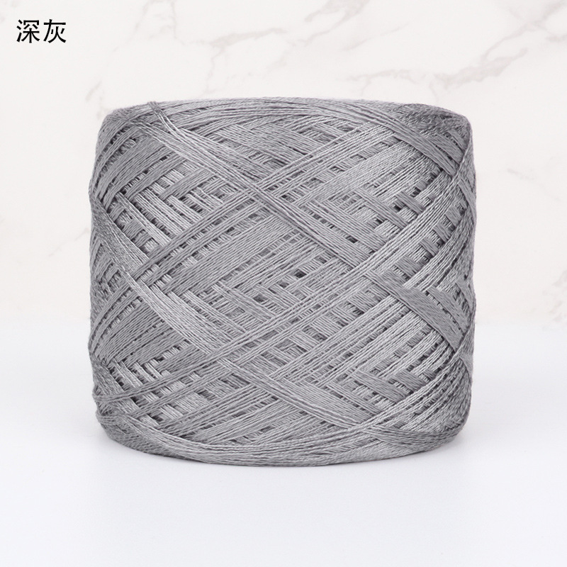 Siyue al por mayor de primavera y verano de seda de morera Tencel hilo de lana tejida a mano bricolaje Bola de seda de hielo hilo de lana fina