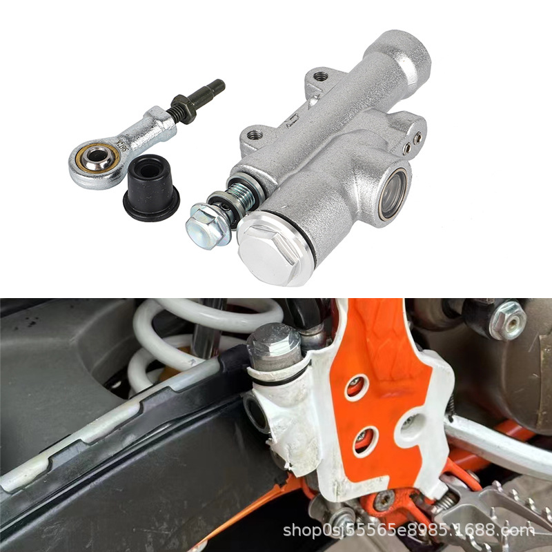 Off-Road Motorcycle Rear Brake Master Cylinder Upper Pump Straight Pump Suitable for Ktm Husqvarna K16 K18