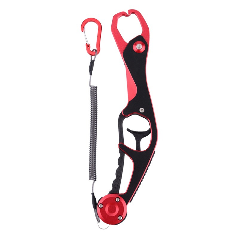 Aluminum alloy fish controller multifunctional fish mouth clip outdoor Road Asian control fishpliers fishing extraction catch fishpliers spot wholesale
