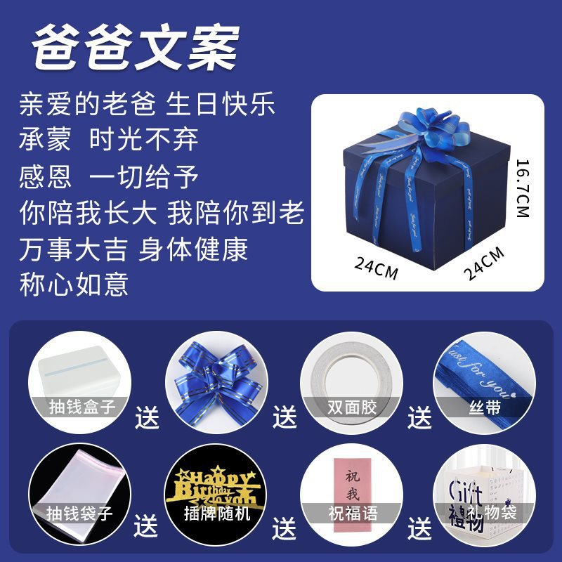 [blue] dad’s copywriting (five-layer frosted thickened model)