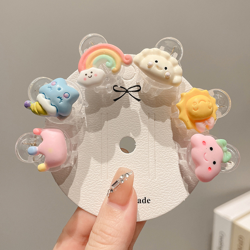 Lado flequillo clip horquilla Mini tamaño pequeño clip femenino frente trenzado pelo clip tocado verano princesa cabeza horquilla