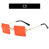 Sunglasses, fashionable trend glasses solar-powered, 2021 collection, European style