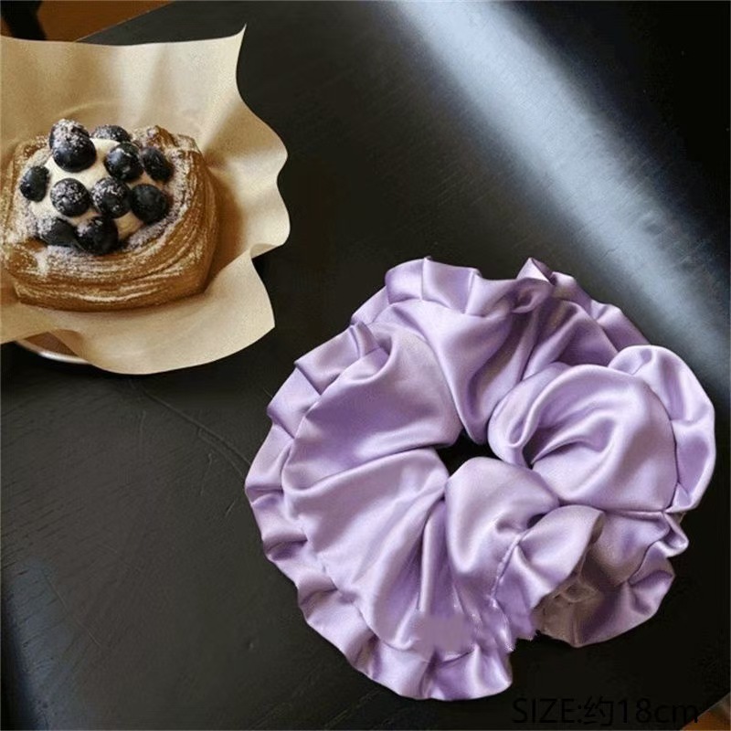 Encaje retro francés, diadema de intestino grueso, mujer 2025, nuevo estilo, cuerda para el cabello, banda de goma, lazo, dulce cuerda para el cabello, accesorios para el cabello