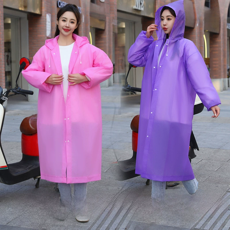 Handheld children's long raincoat, increased thickness