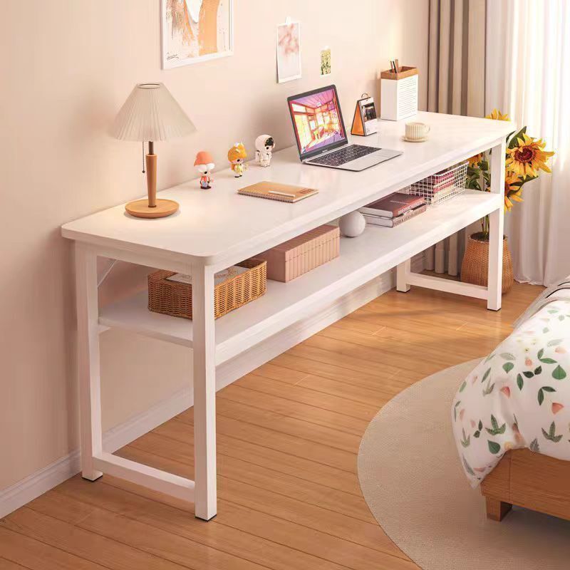 Small Apartment Bedroom Girls Simple Desk Junior High School Student Home Long Workbench Rental House Narrow Long Study Table