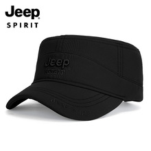 一件代发JEEPSPIRIT帽子秋冬加绒平顶帽A0369