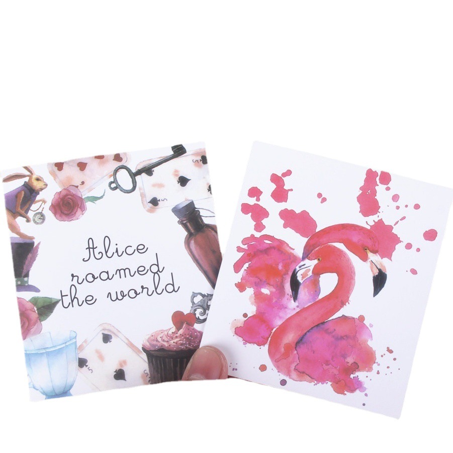 Corea del Sur mini tarjeta de felicitación creativa de dibujos animados lindo regalo de negocios tarjeta de felicitación bendición tarjeta pequeña tarjeta de mensaje al por mayor