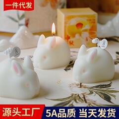 中秋節ギフトウサギの形のキャンドルクリエイティブかわいい装飾品フレグランスお土産小さなギフト手作り香りキャンドル