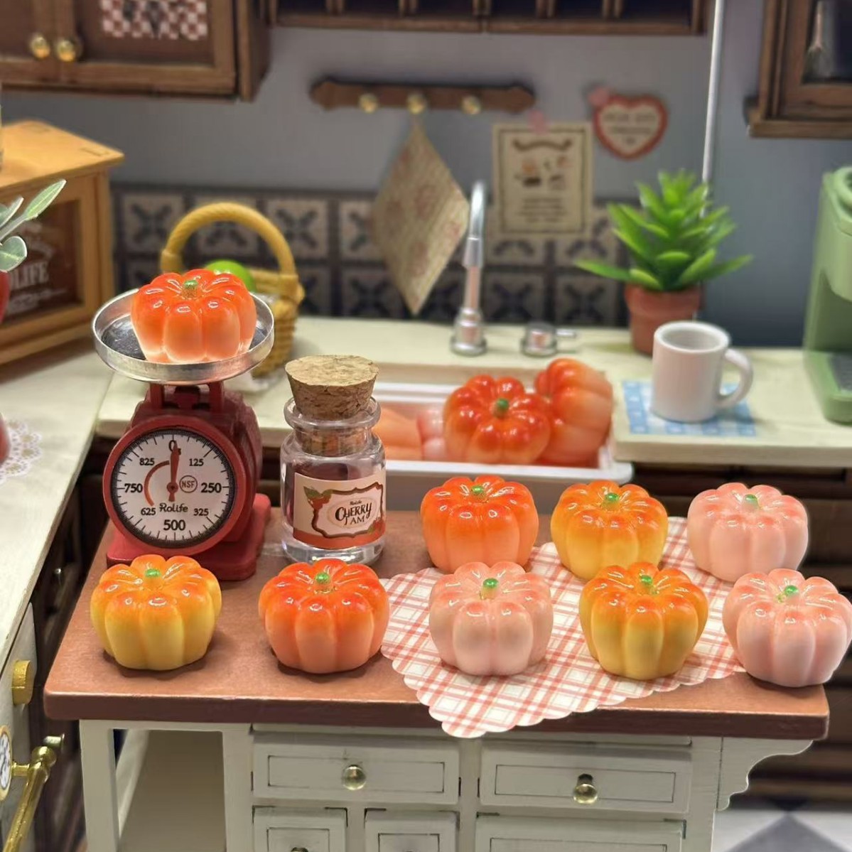 Miniaturas de Comida para Casa de Muñecas de Resina Decorativas para Escritorio