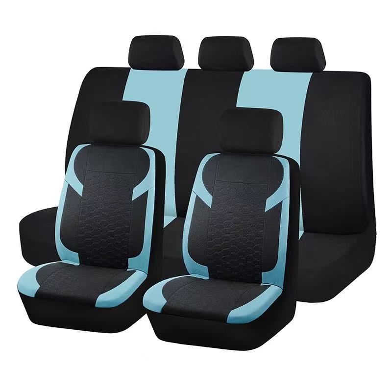 Meike Duo Cross-Border Foreign Trade Export Hexagonal Honeycomb Style Universal Car Seat Cover Southeast Asia, Europe and America Temu