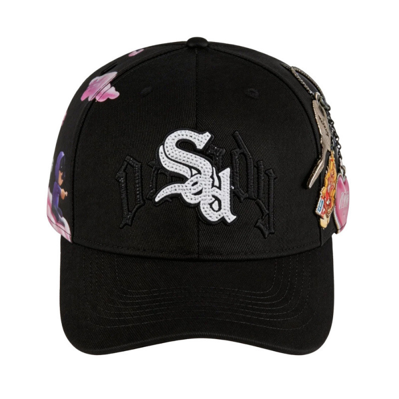 Tendencia transfronteriza hip hop Dandy Dandy sombrero con letras de diamante sombrero de pato doblado a lo largo del sombrero de béisbol image 226