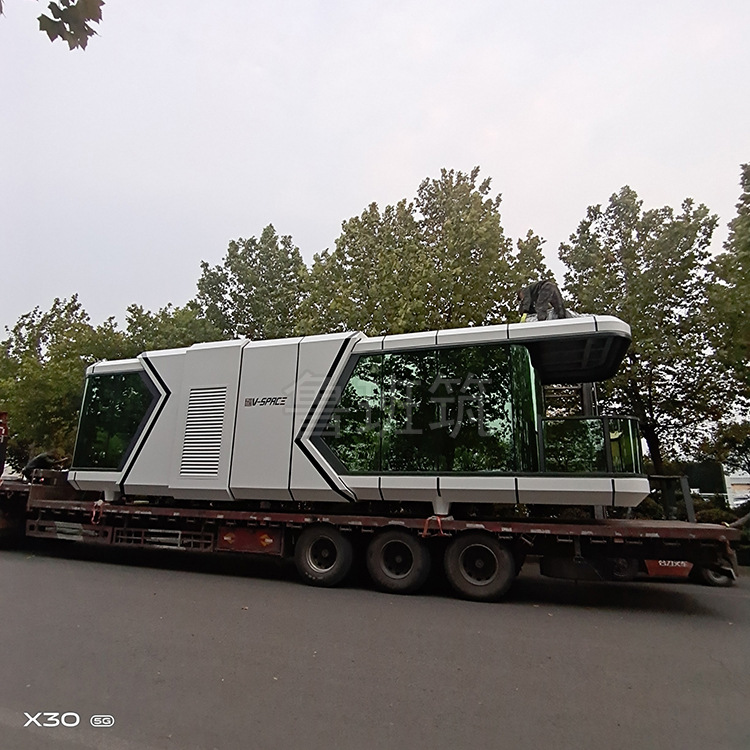 Shandong al aire libre integrado vivienda base de producción actividad al aire libre habitación de hotel espacio inteligente refugio luz acero Villa habitación