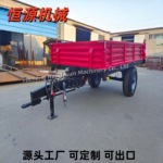 5吨单轴农用欧式拖车车斗 配套30-80马力拖拉机运输各类散装货物