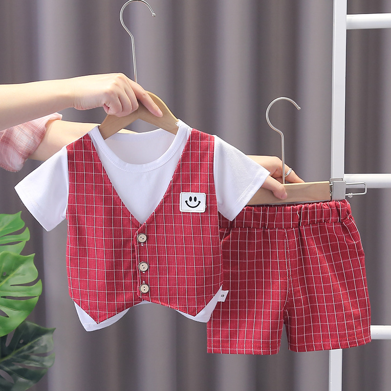 童装男童女童帅气运动短袖韩版夏装套装2022婴幼儿洋气小童潮详情20