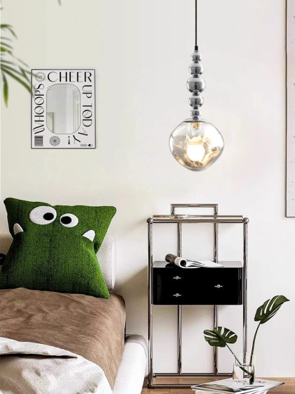 Bedroom Lava Chandelier Bedside Small Chandelier Liftable Living Room Long Hanging Line Minimalist Bauhaus TV Background Wall Light