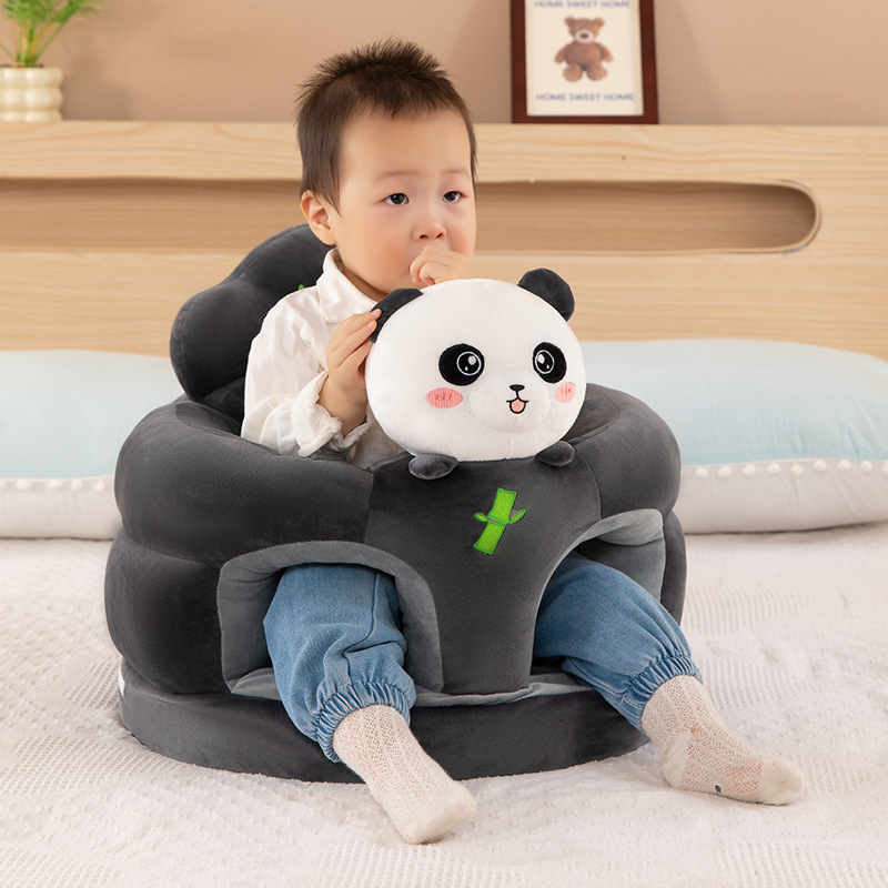 Bebés de dibujos animados para aprender a sentarse en el sofá, bebés y niños pequeños para aprender a sentarse contra caídas, ejercicios de asiento, artefactos mágicos para niños pequeños sofá taburetes