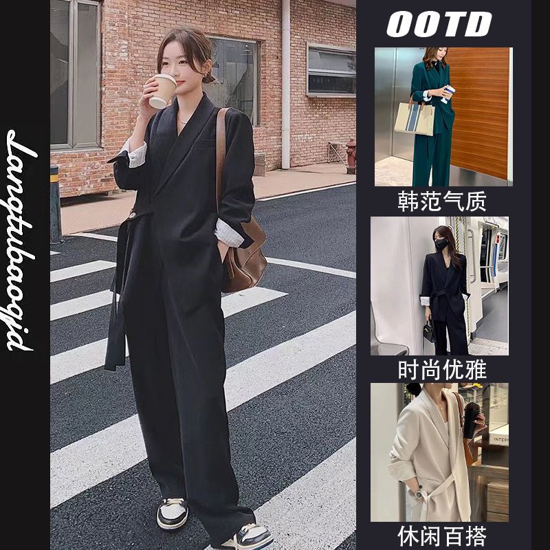 7 Colors 8 Sizes Cross-Border 2026 Spring and Autumn New Plus-Size Loose Youthful Wide-Leg Pants Two-Piece Suit for Women 7 Colors 8 Sizes Cross-Border 2026 Spring and Autumn New Plus-Size Loose Youthful Wide-Leg Pants Two-Piece Suit for Women