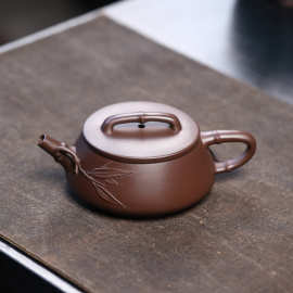 宜兴紫砂壶正宗手工茶壶非机车壶原矿紫泥竹节石瓢壶茶具厂家批发
