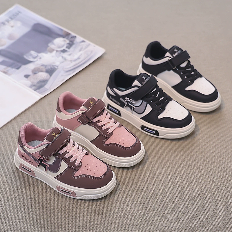 Детские кроссовки обувь для девочек 2025 новый весенний мягкий фон повседневные кроссовки для мальчиков дикие одиночные туфли