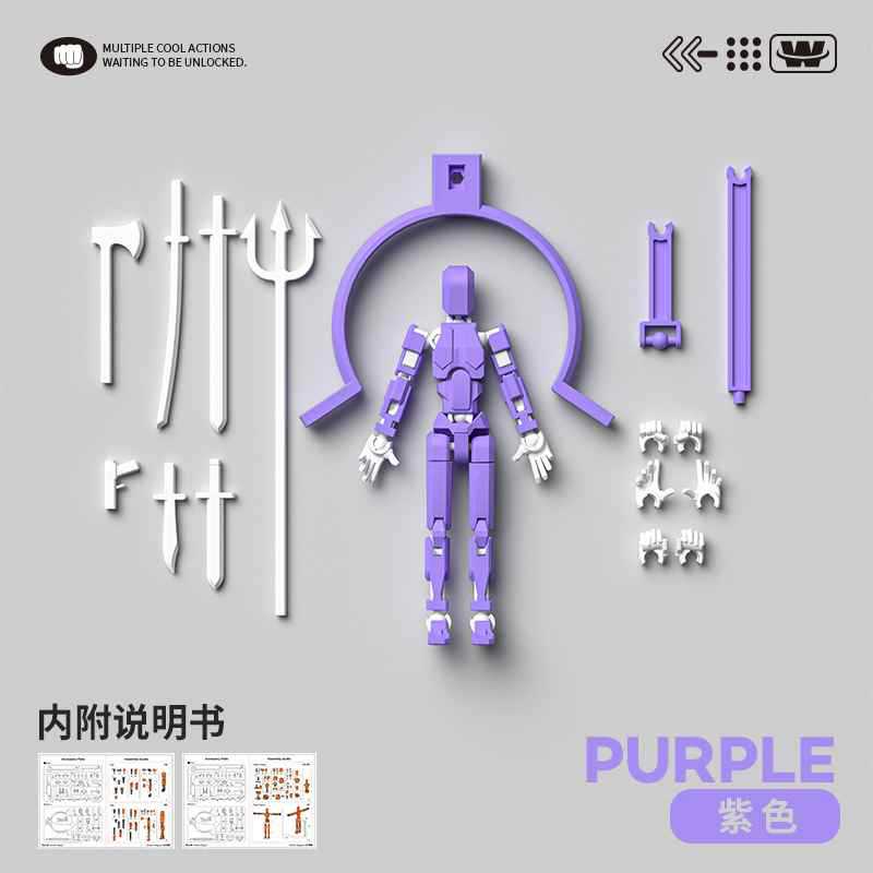 Muñecas móviles multiarticuladas impresión 3D dummy Lucky 13 13 atracción magnética robot rabanos juguetes para niños