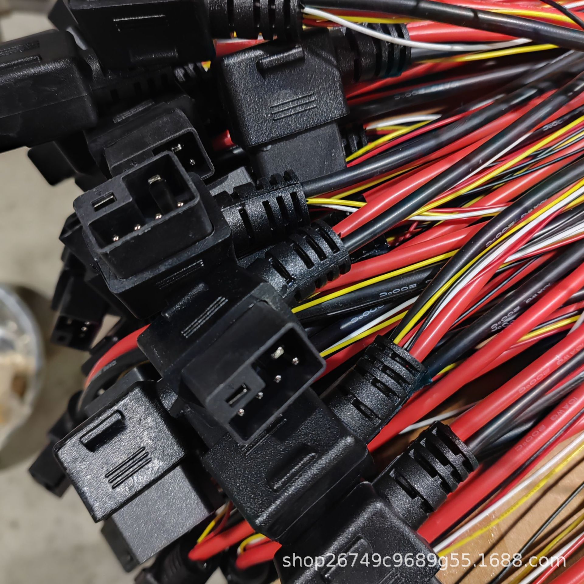 厂家锂电池充电接插头2+5/2+4*1M公对接头大功率国标插头插座