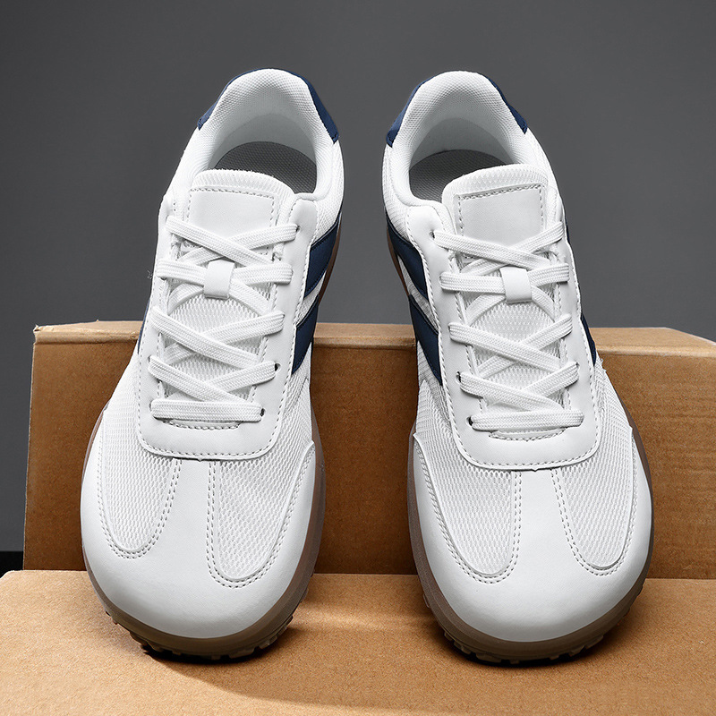 Teenagers' Wide-Footed Shoes, Men's Shoes with Widened Toe, Sports Shoes for Junior High School and Primary School Students, Running Casual Shoes, Non-Slip Mesh Shoes