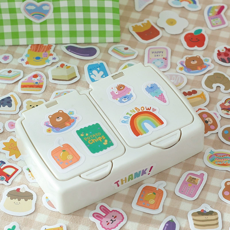 Sites Bird Sticker Graffiti World Series Creative Creative Ins Handbook Diary Material Patch 6 models