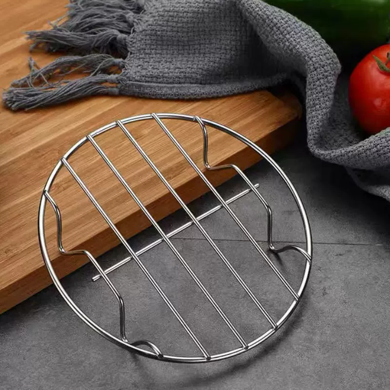 不锈钢电饭锅矮脚蒸架家用蒸格四角蒸笼架锅具配件蒸架子批发蒸笼