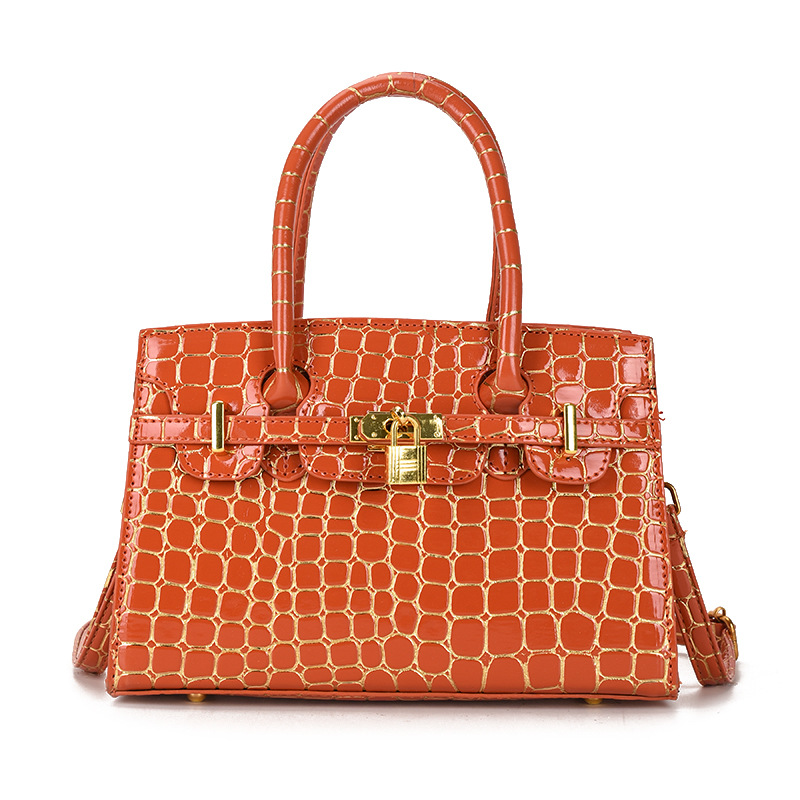 Bolsas de cocodrilo de alta calidad para mujeres 2024 nueva moda bolsas portátiles de moda Kylie bolsas de oro de inclinación universal bolsas grandes