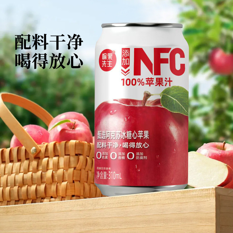 【グッドチョイス】NFCリンゴジュース フルボックス すっきり爽やかジュースドリンク 310ml その他|undefined