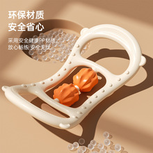 瑜伽环开肩神器滚轮按摩款魔力拉伸美背拉筋瑜伽健身普拉提伸展环