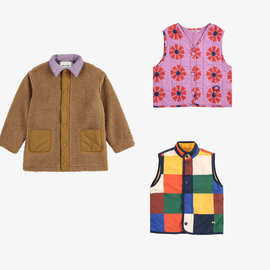 儿童外套 2025BC秋季新品ins风毛绒外套