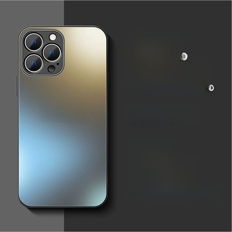 Яблоко, совместимо с iPhone 15, матовый стеклянный чехол для телефона, силиконовый защитный чехол, 15promax
