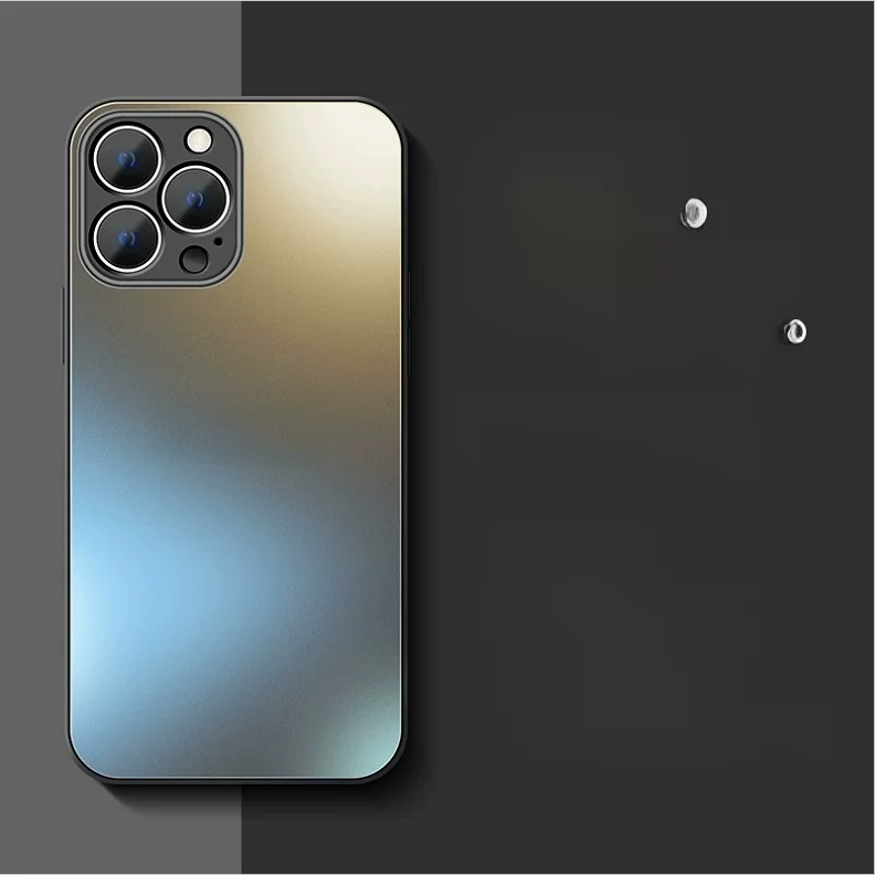 Яблоко, совместимо с iPhone 15, матовый стеклянный чехол для телефона, силиконовый защитный чехол, 15promax