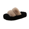 Keep warm demi-season slippers indoor platform, footwear, wholesale